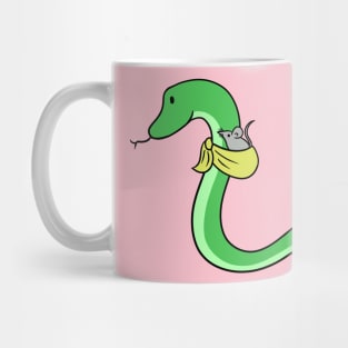 Snake and mouse outing Mug